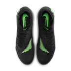 Nike Phantom 6 High Academy TF Turf Soccer Cleats- Black/Illusion Green/Black