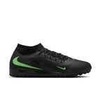 Nike Phantom 6 High Academy TF Turf Soccer Cleats- Black/Illusion Green/Black