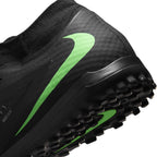 Nike Phantom 6 High Academy TF Turf Soccer Cleats- Black/Illusion Green/Black
