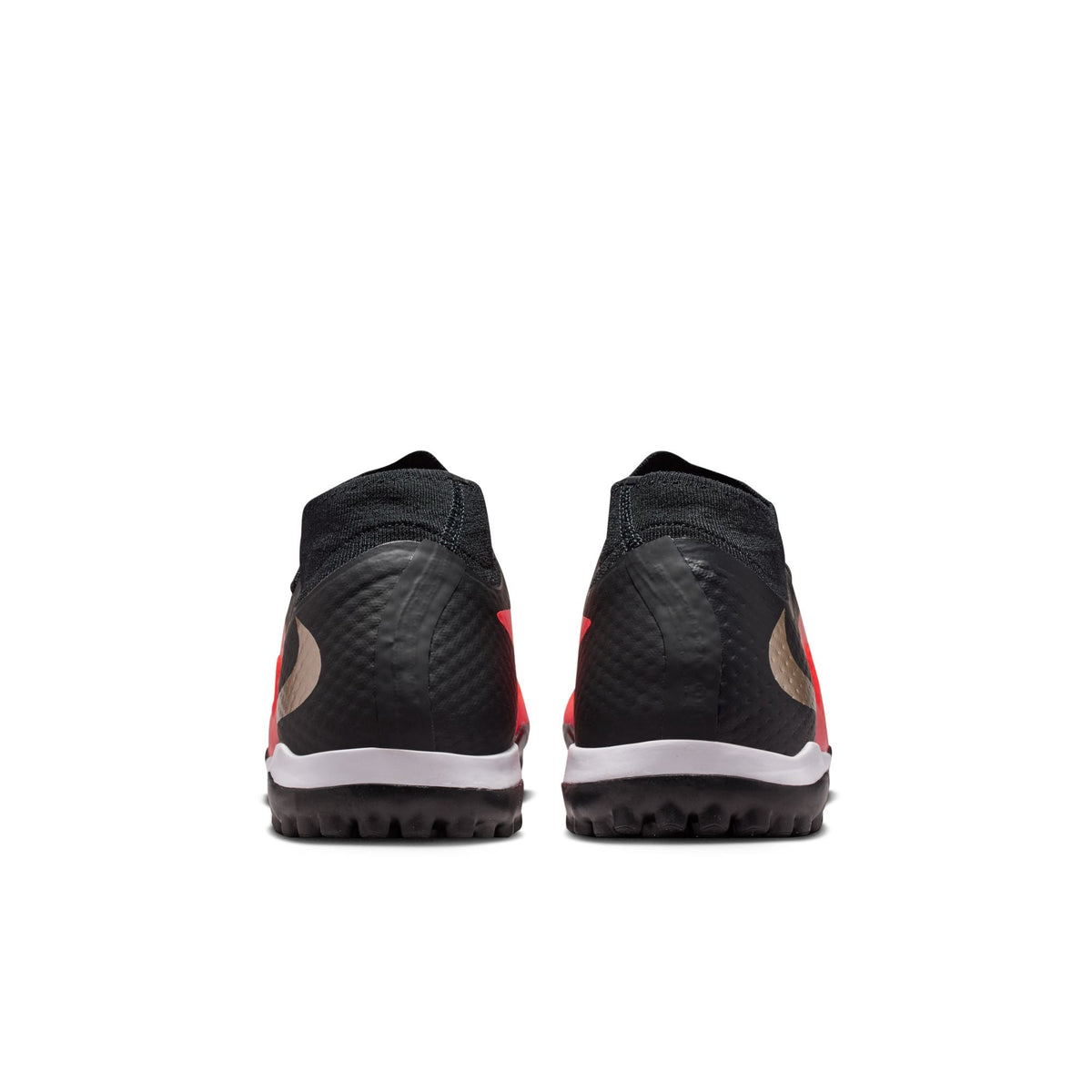 Nike Phantom 6 High Academy TF Turf Soccer Cleats- Bright Crimson/Blur/Black