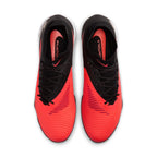 Nike Phantom 6 High Academy TF Turf Soccer Cleats- Bright Crimson/Blur/Black