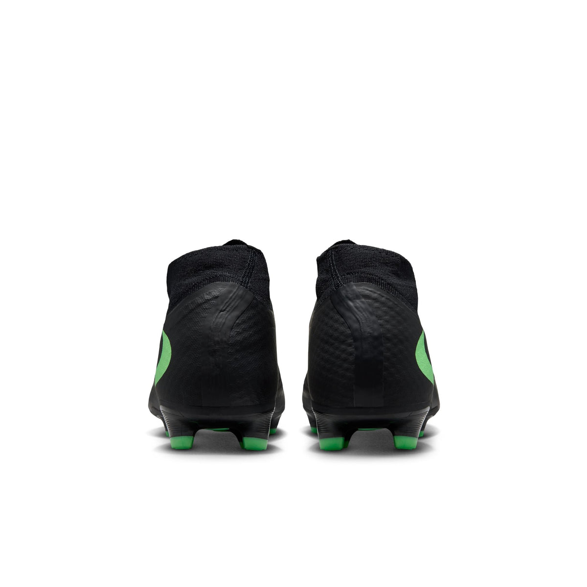 Nike Phantom 6 High Academy FG Firm Ground Soccer Cleats-Black/Illusion Green/Black