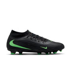 Nike Phantom 6 High Academy FG Firm Ground Soccer Cleats-Black/Illusion Green/Black