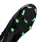 Nike Phantom 6 High Academy FG Firm Ground Soccer Cleats-Black/Illusion Green/Black