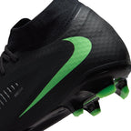 Nike Phantom 6 High Academy FG Firm Ground Soccer Cleats-Black/Illusion Green/Black