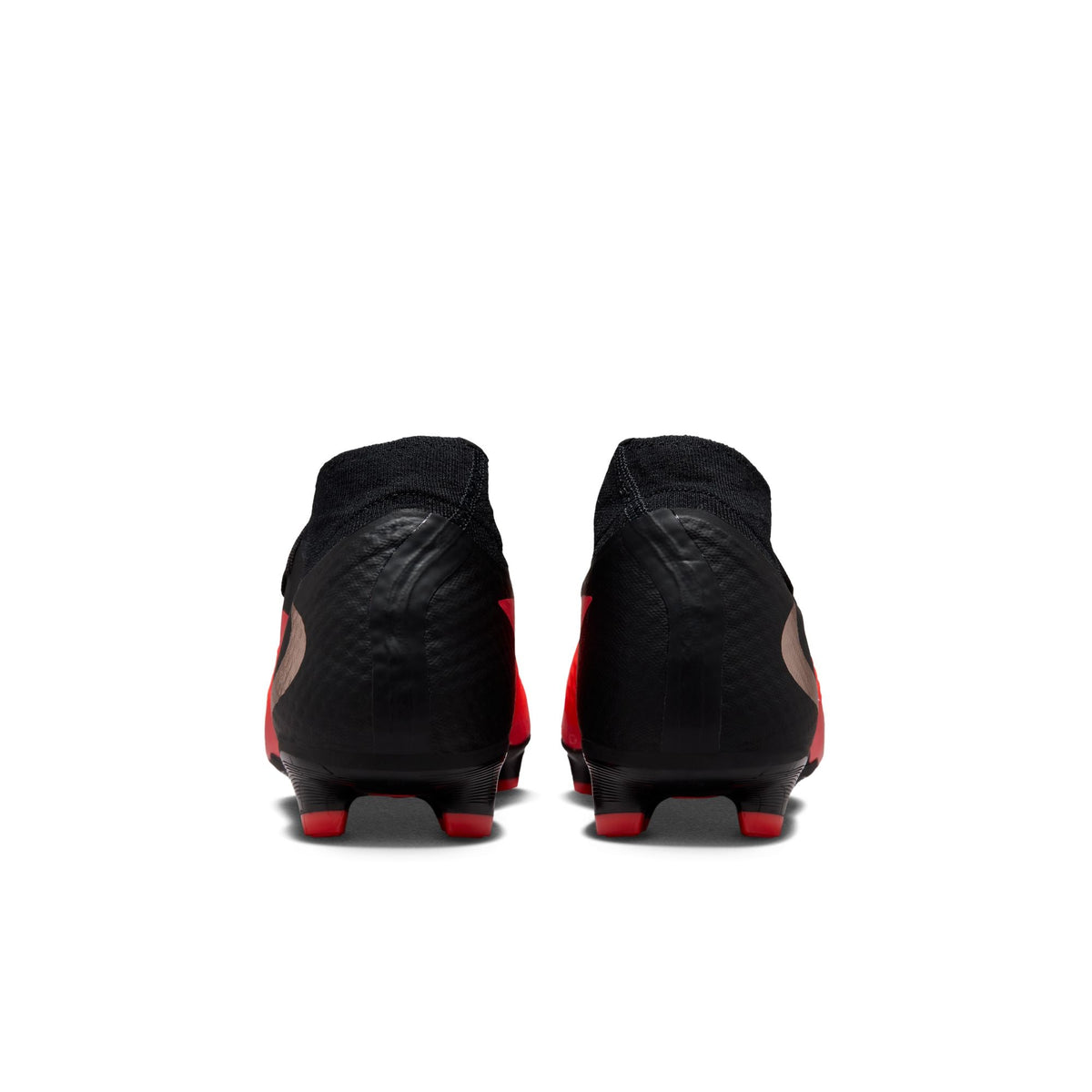 Nike Phantom 6 High Academy FG Firm Ground Soccer Cleats- Bright Crimson/Blur/Black