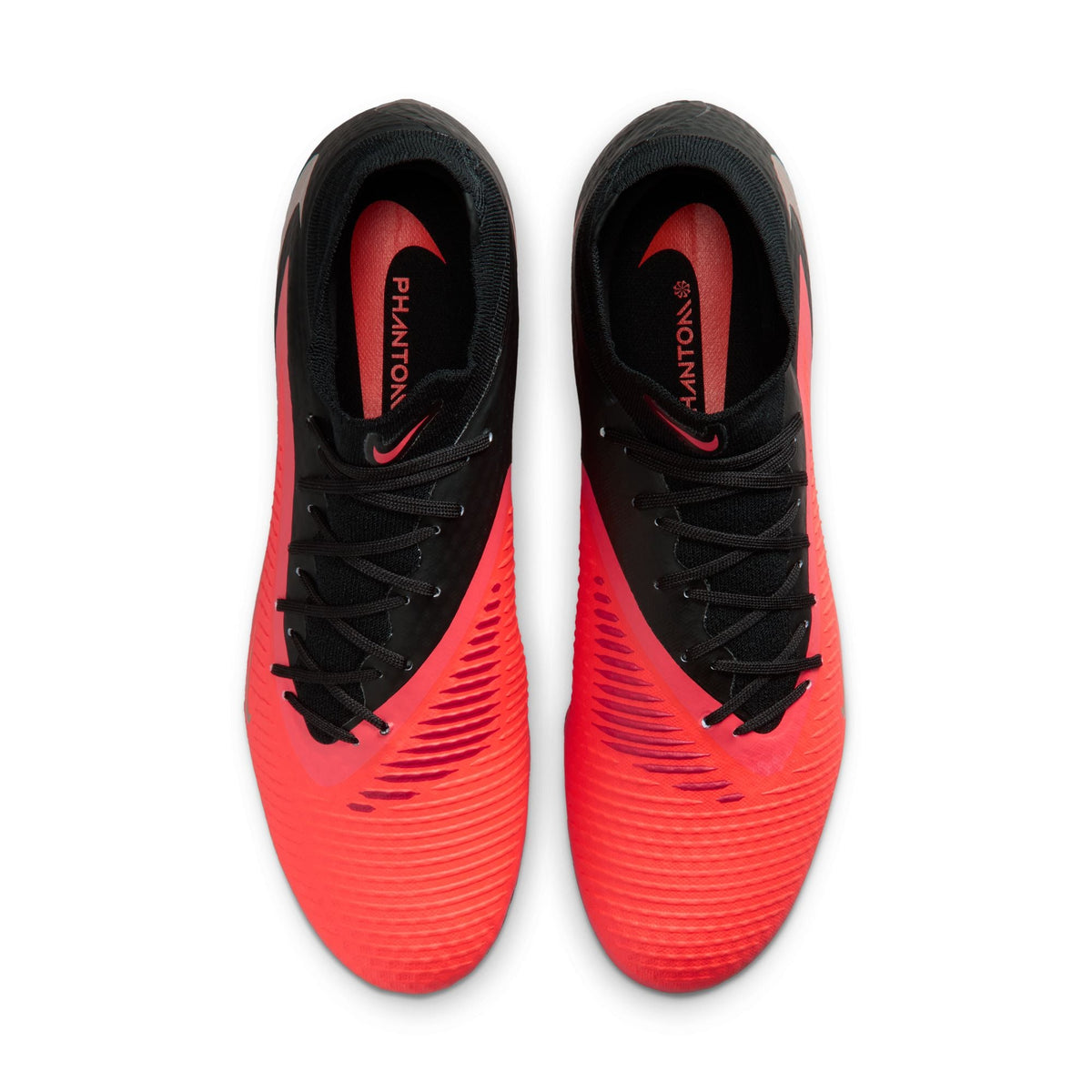 Nike Phantom 6 High Academy FG Firm Ground Soccer Cleats- Bright Crimson/Blur/Black