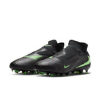 Nike Phantom 6 High Pro FG Firm Ground Soccer Cleats - Black/Illusion Green/Black