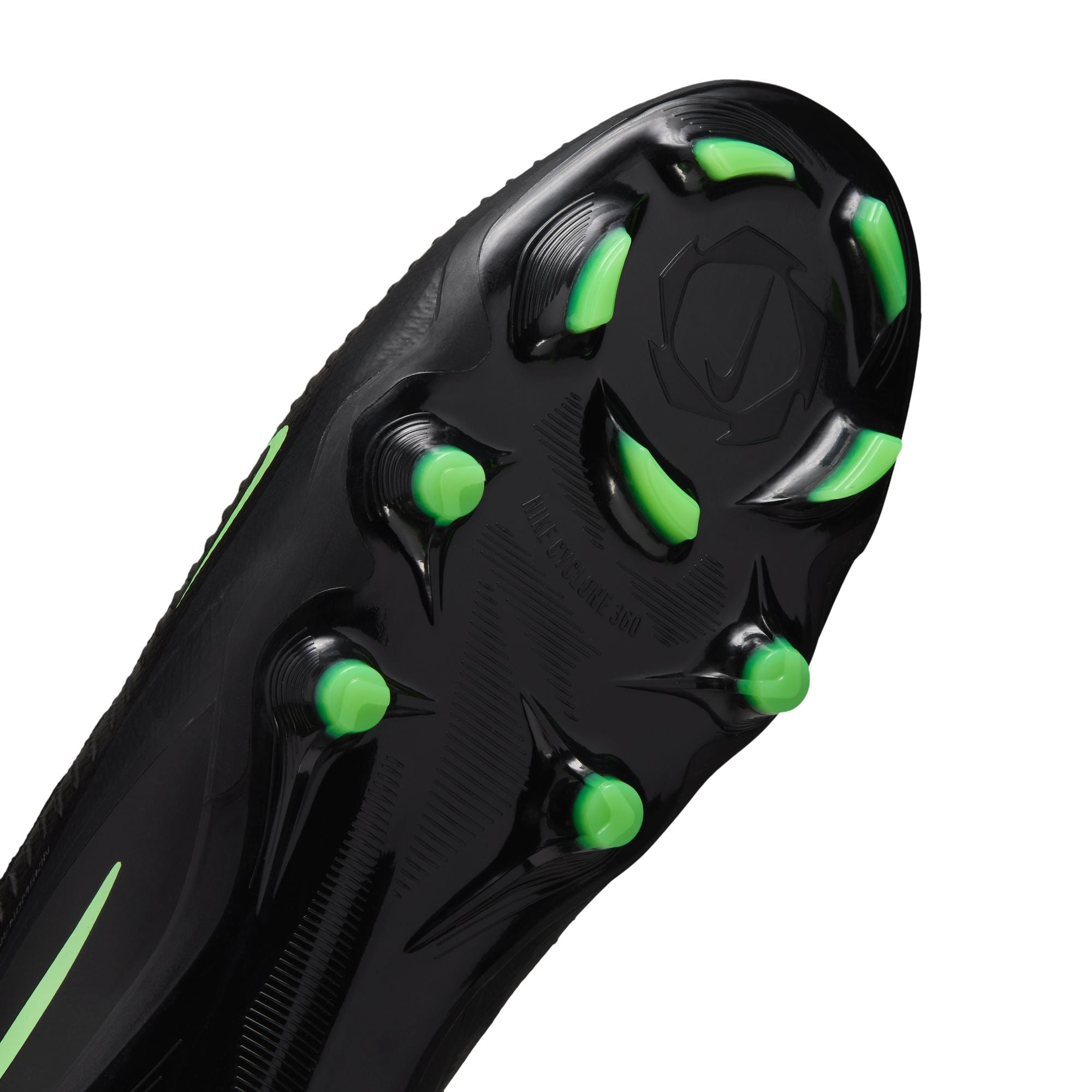 Nike Phantom 6 High Pro FG Firm Ground Soccer Cleats - Black/Illusion Green/Black