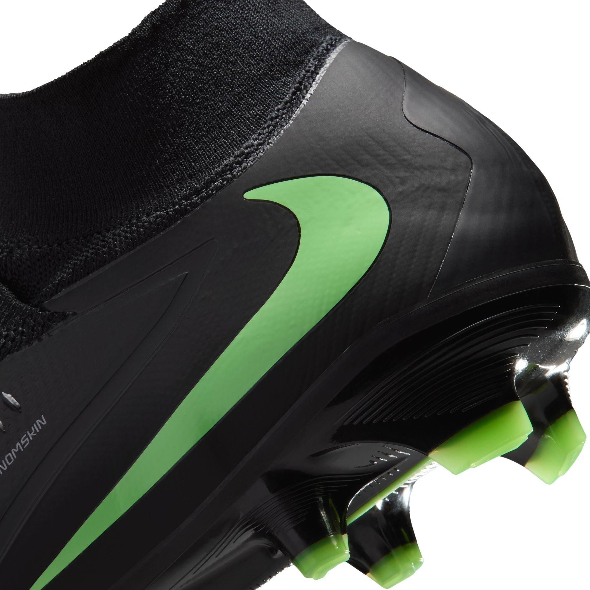 Nike Phantom 6 High Pro FG Firm Ground Soccer Cleats - Black/Illusion Green/Black