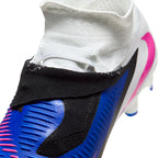 Nike Phantom 6 High Pro FG Firm Ground Soccer Cleats - Racer Blue/Pink Blast/White