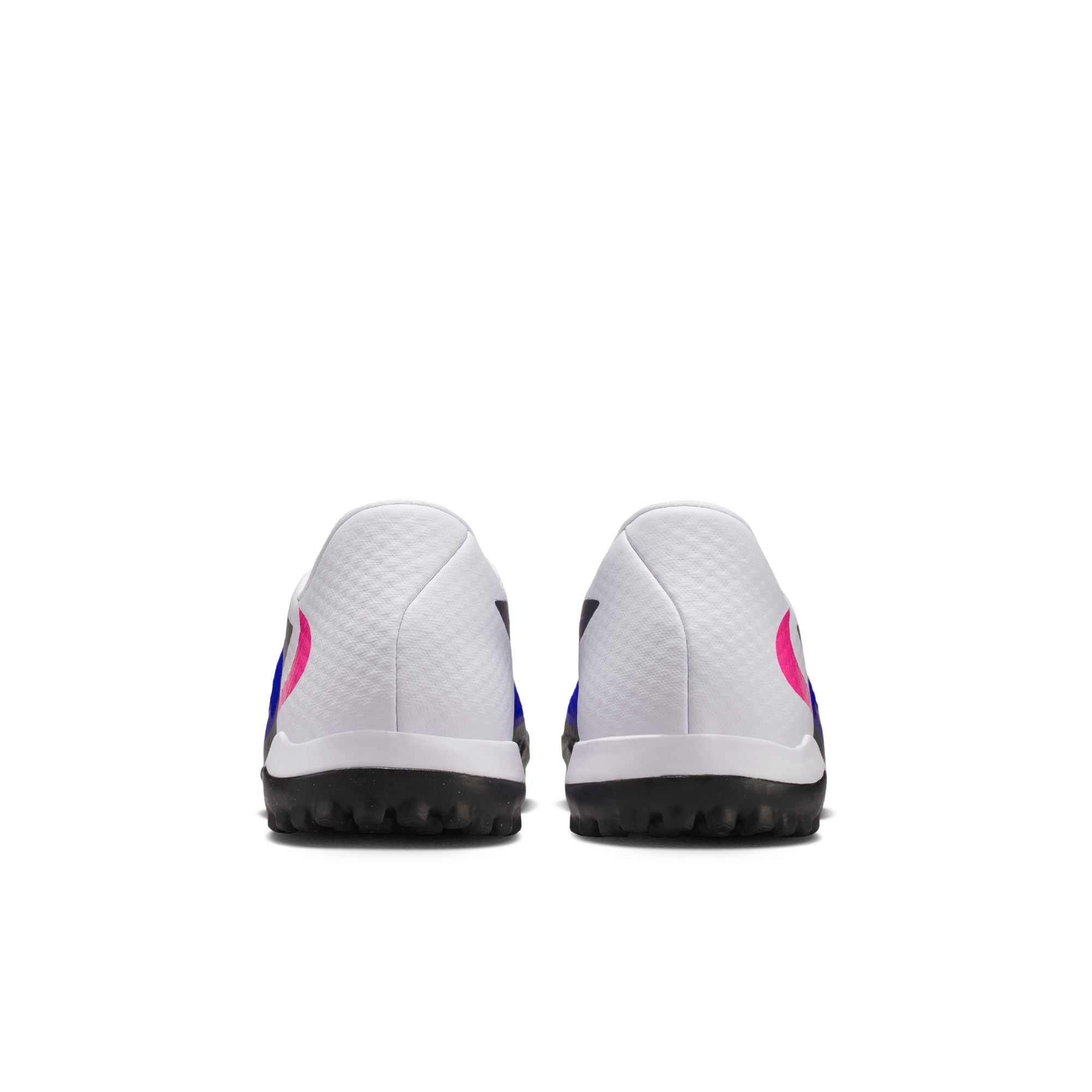 Nike Phantom 6 Low Academy TF Turf Soccer Cleats-Racer Blue/Pink Blast/White