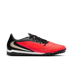 Nike Phantom 6 Low Academy TF Turf Soccer Cleats- Bright Crimson/Blur/Black