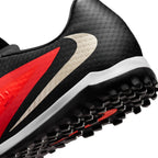 Nike Phantom 6 Low Academy TF Turf Soccer Cleats- Bright Crimson/Blur/Black