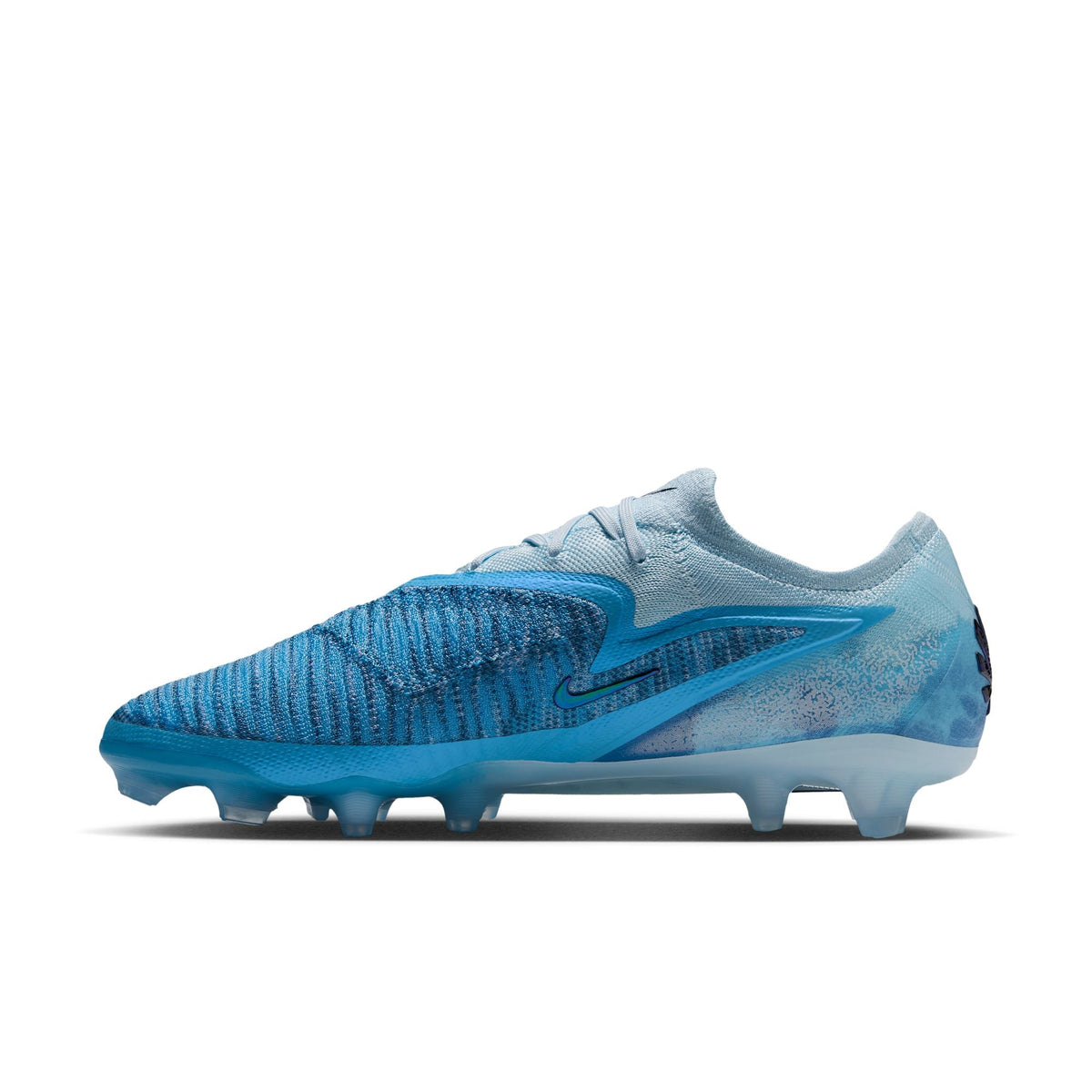 Nike Phantom 6 Low Elite "Erling Haaland" FG Firm Ground Soccer Cleats - Baltic Blue/Blue Eclipse/Glacier Blue