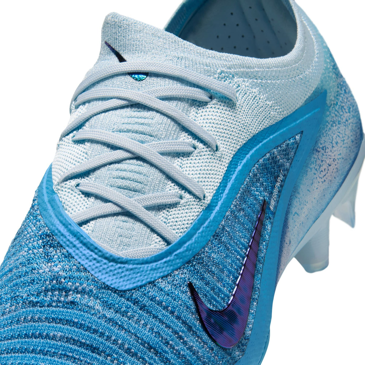 Nike Phantom 6 Low Elite "Erling Haaland" FG Firm Ground Soccer Cleats - Baltic Blue/Blue Eclipse/Glacier Blue