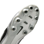 Nike Tiempo Ligera Pro FG Firm Ground Soccer Cleats- Metallic Silver/Black