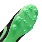 Nike Tiempo Ligera Pro FG Firm Ground Soccer Cleats- Black/Illusion Green/Black