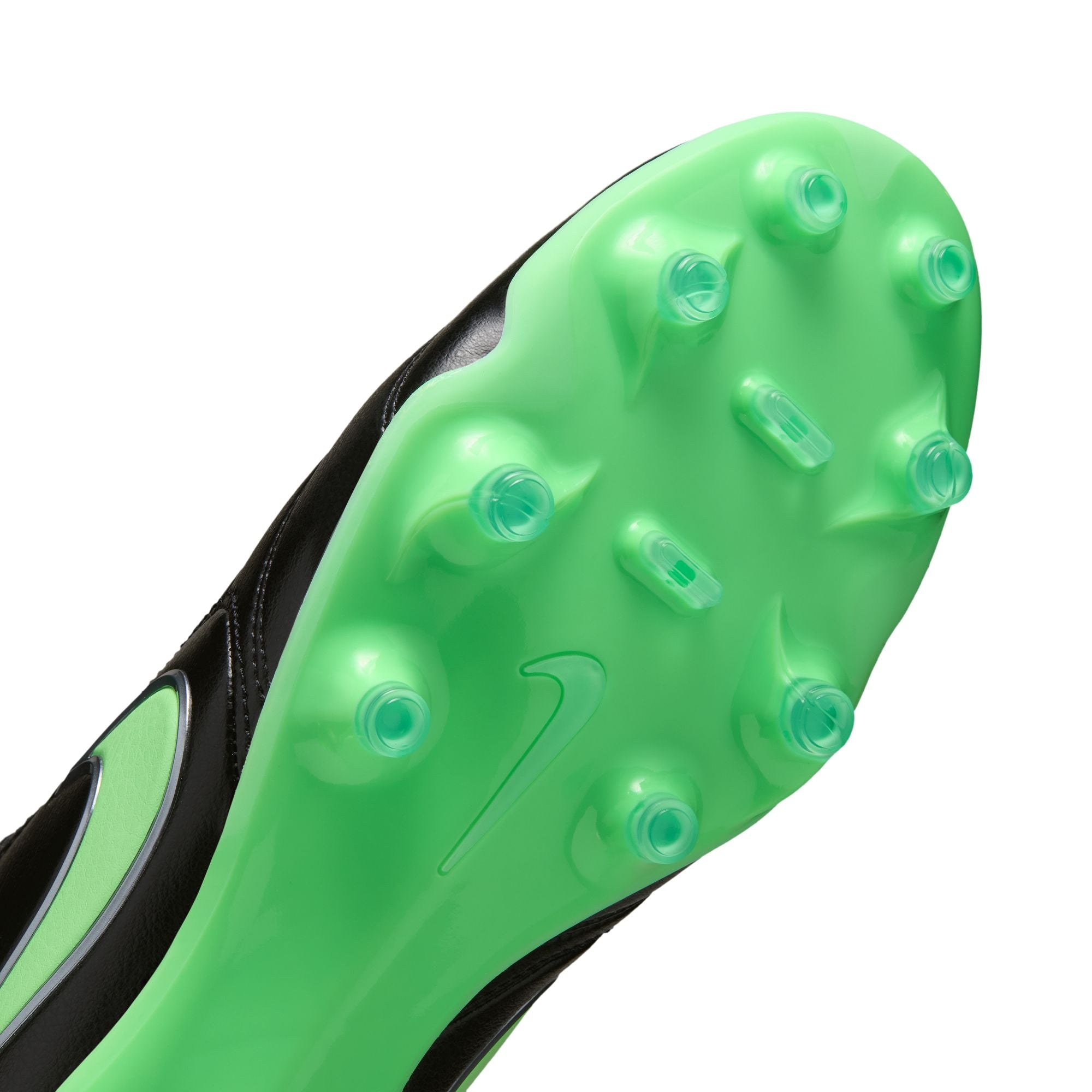 Nike Tiempo Ligera Pro FG Firm Ground Soccer Cleats- Black/Illusion Green/Black