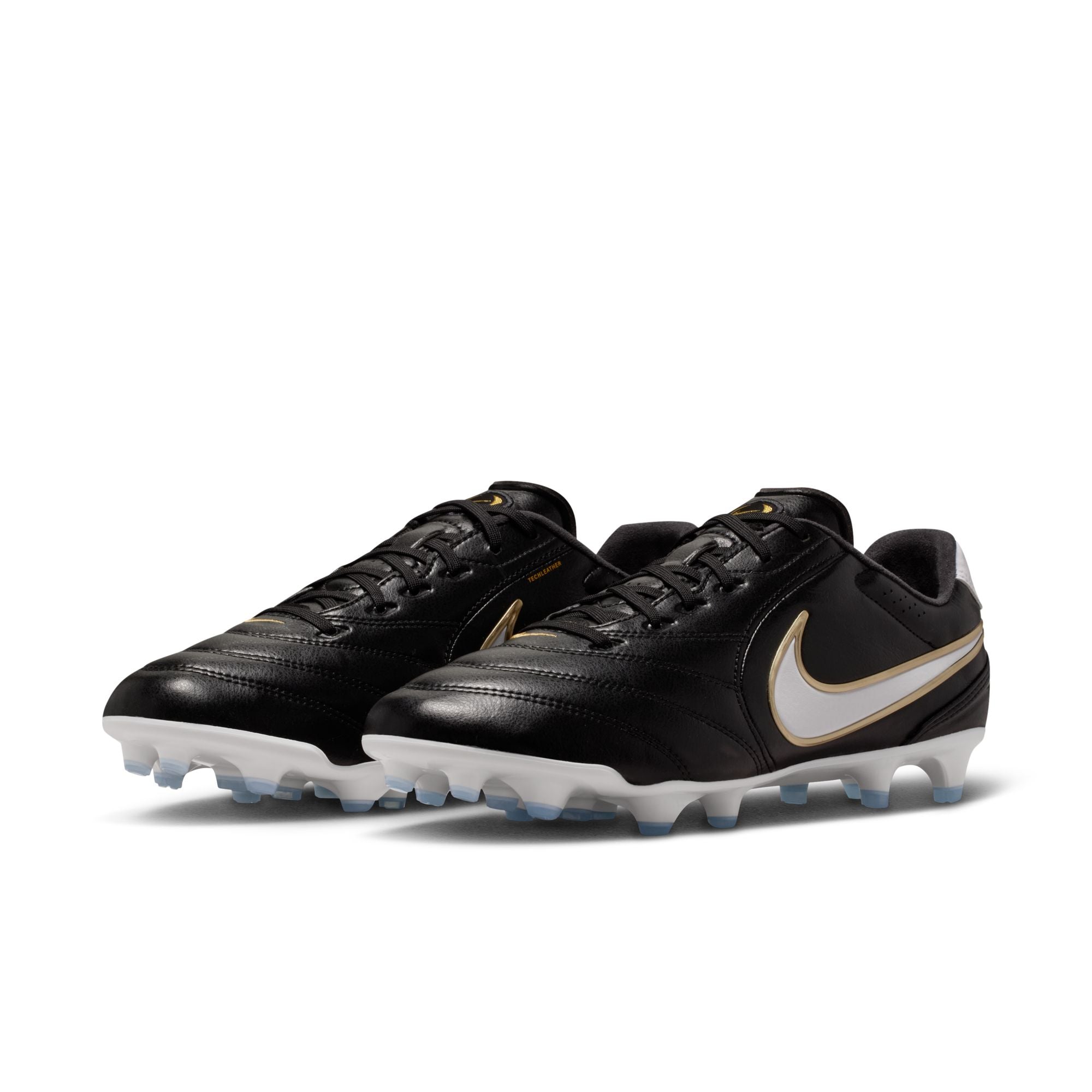 Nike Tiempo Ligera Pro FG Firm Ground Soccer Cleats- Black/White