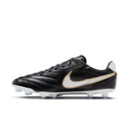 Nike Tiempo Ligera Pro FG Firm Ground Soccer Cleats- Black/White