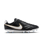 Nike Tiempo Ligera Pro FG Firm Ground Soccer Cleats- Black/White