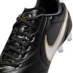 Nike Tiempo Ligera Pro FG Firm Ground Soccer Cleats- Black/White
