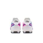 Nike Tiempo Ligera Pro FG Firm Ground Soccer Cleats- White/Black/Racer Blue/Pink Blast