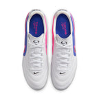 Nike Tiempo Ligera Pro FG Firm Ground Soccer Cleats- White/Black/Racer Blue/Pink Blast