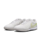 Nike Tiempo Reactgato IN Indoor/Court Low-Top Soccer Shoes - Vast Grey/Moon Particle/Lemon Venom