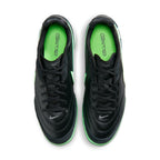Nike Tiempo Streetgato IN Indoor/Court Low-Top Soccer Shoes- Black/Illusion Green/Black