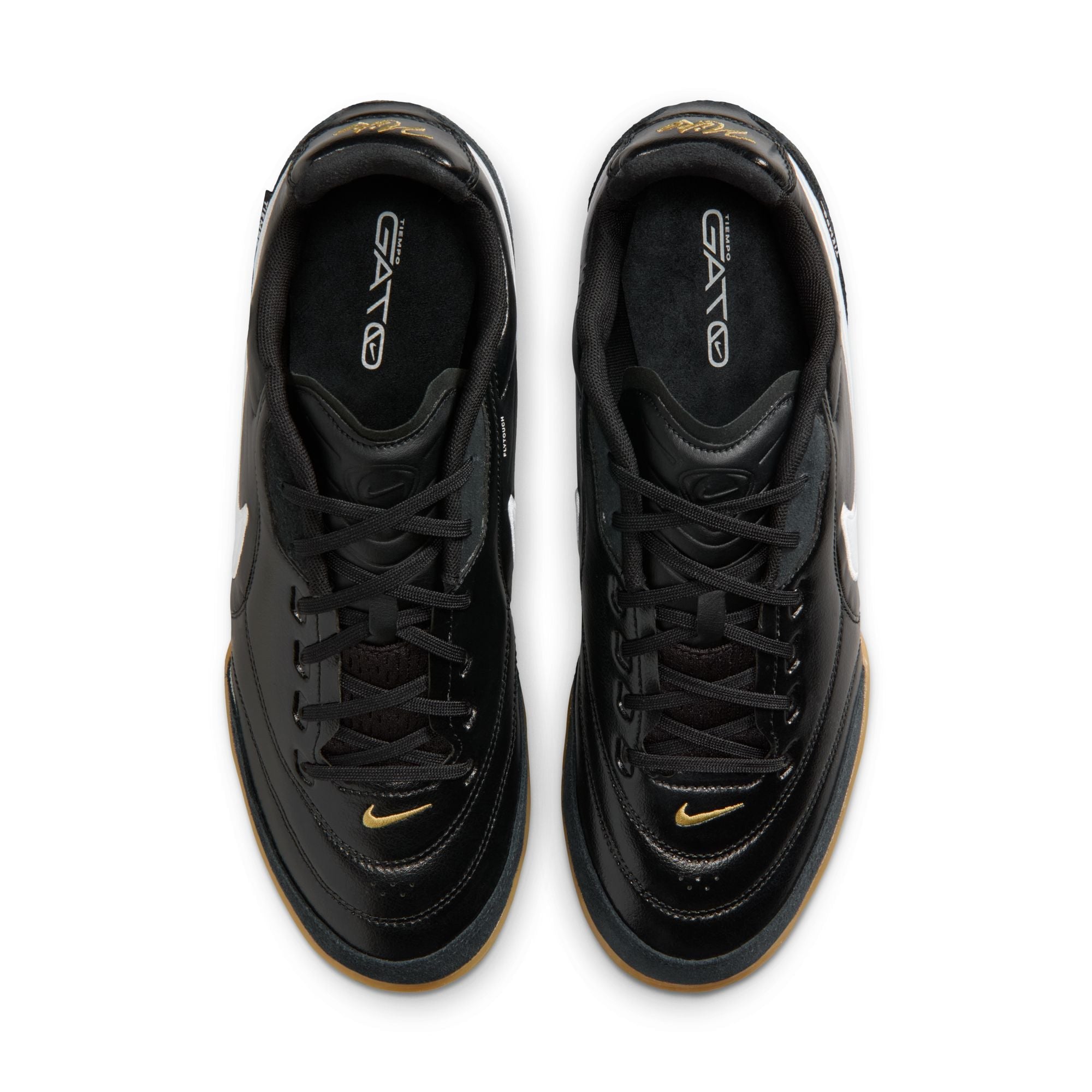 Nike Tiempo Streetgato IN Indoor/Court Low-Top Soccer Shoes-  Black/White