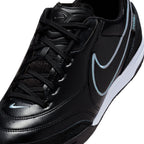 Nike Tiempo Streetgato IN Indoor/Court Low-Top Soccer Shoes-  Black/Obsidian/Ice Blue