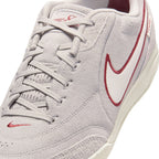 Nike Tiempo Streetgato PRM IN Indoor/Court Low-Top Soccer Shoes-  Moon Particle/Chalk/Team Red
