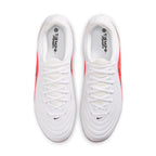 Nike Tiempo Maestro Academy FG Firm Ground Soccer Cleat -White/Blur/ Bright Crimson