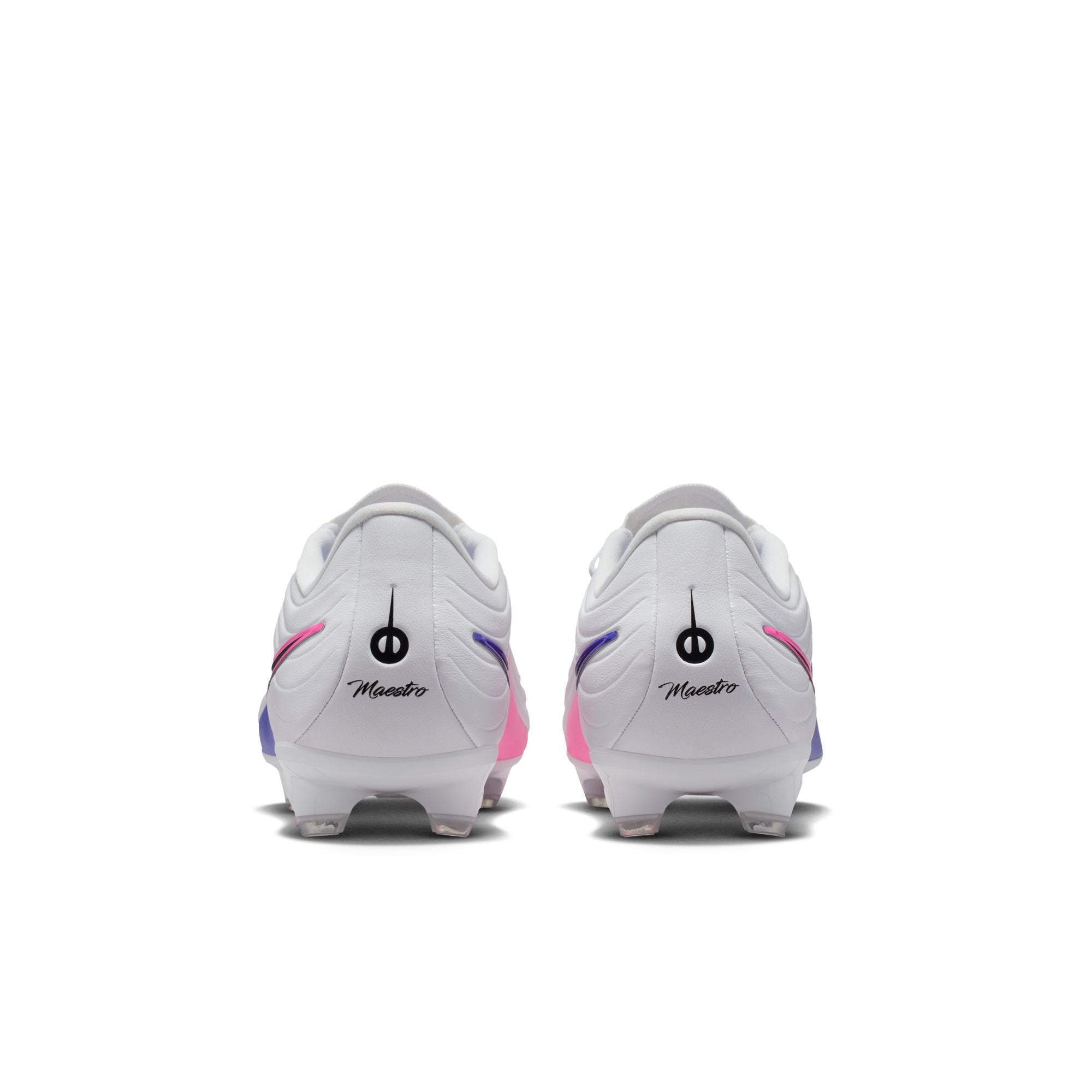 Nike Tiempo Maestro Academy FG Firm Ground Soccer Cleat - White/Black/Racer Blue/Pink Blast