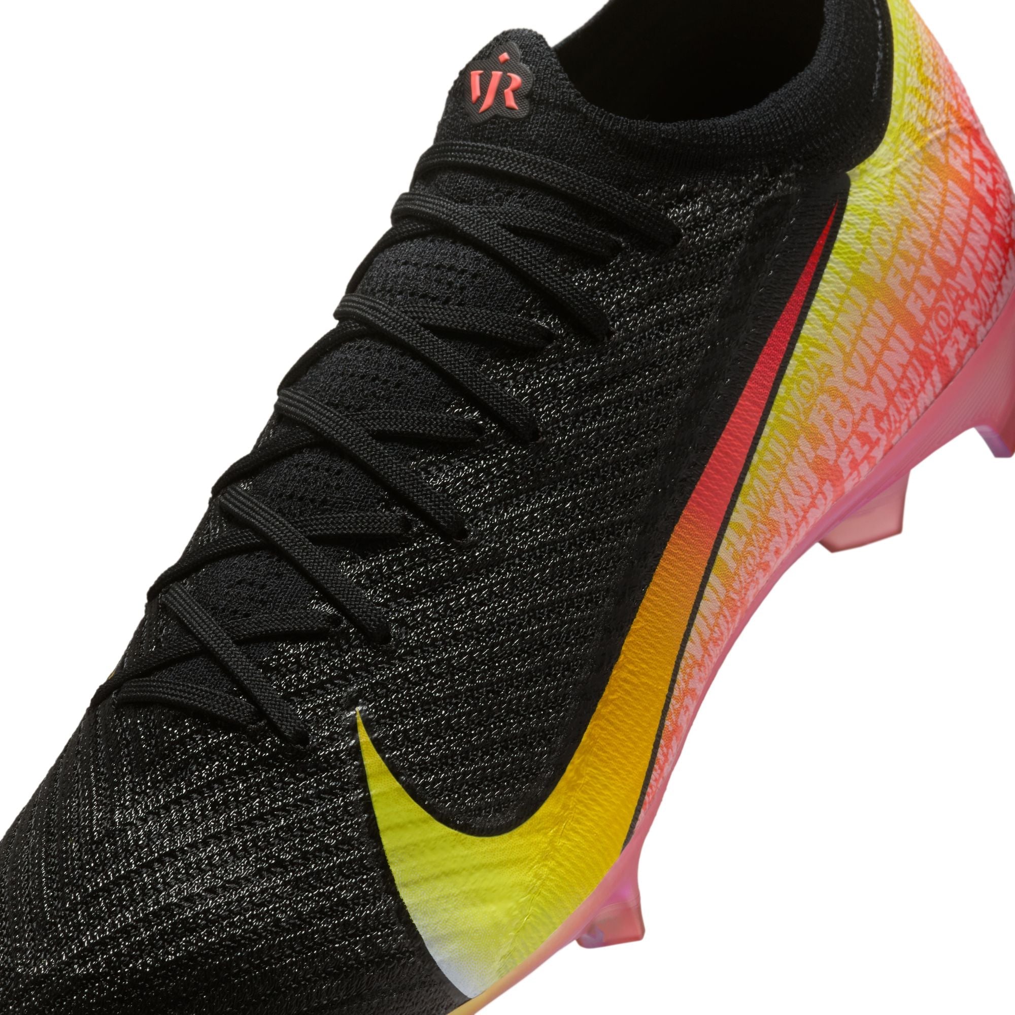 Nike Mercurial Vapor 16 Elite Vini JR FG Firm Ground Soccer Cleats-Black/Dynamic/Yellow-Green/Spark-Soar