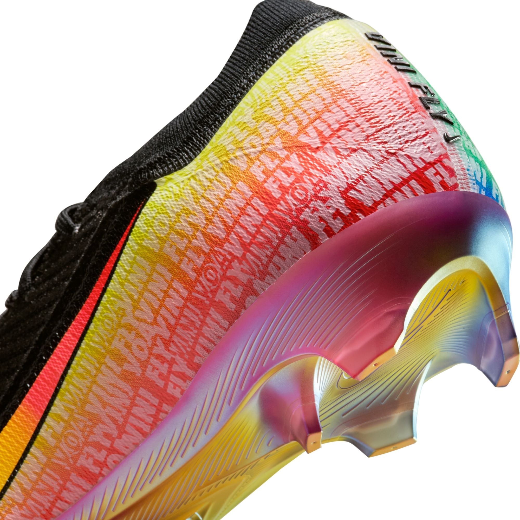 Nike Mercurial Vapor 16 Elite Vini JR FG Firm Ground Soccer Cleats-Black/Dynamic/Yellow-Green/Spark-Soar