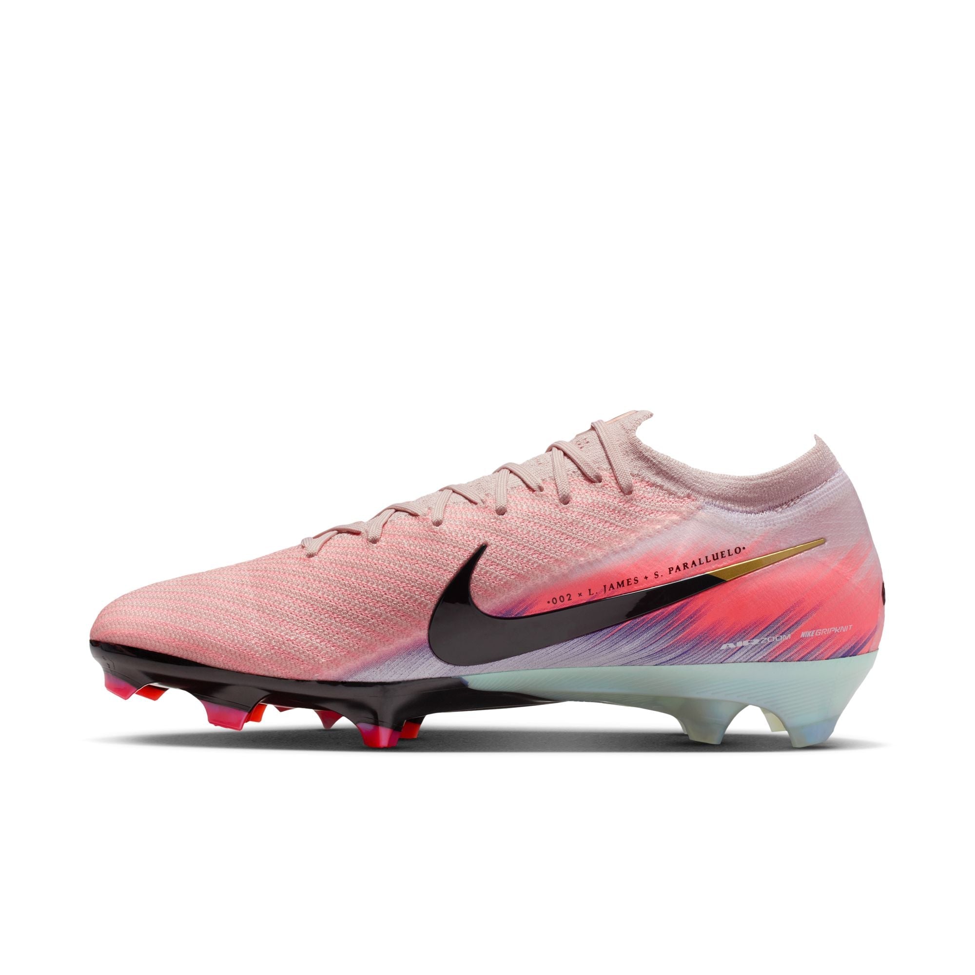 Nike United Mercurial Vapor 16 Elite FG Firm Ground Soccer Cleats- Silt Red/Racer Blue