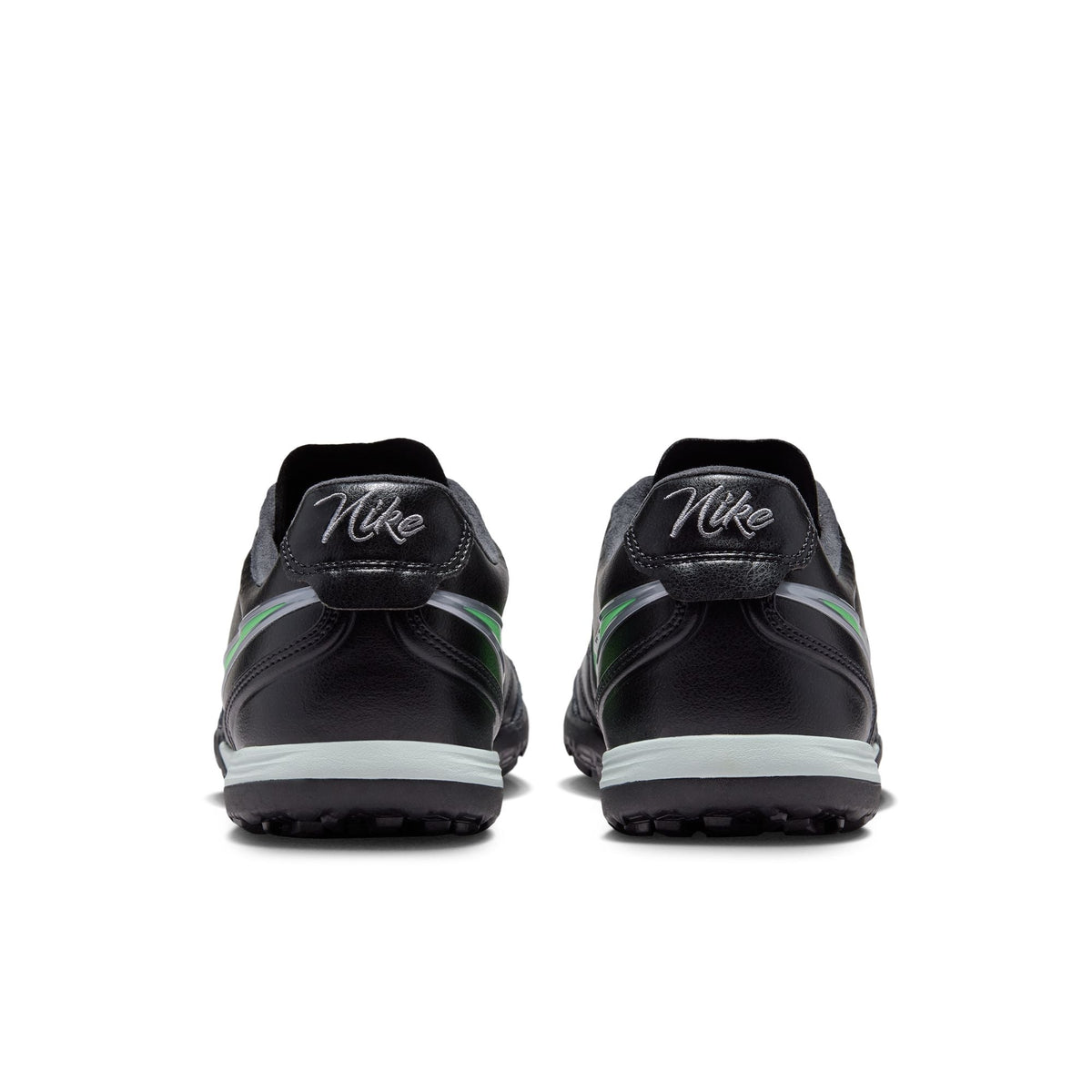 Nike Tiempo Ligera Pro TF Turf Soccer Cleats- Black/Illusion Green/Black