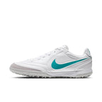 Nike Tiempo Ligera Pro TF Turf Soccer Cleats- White/Dusty Cactus