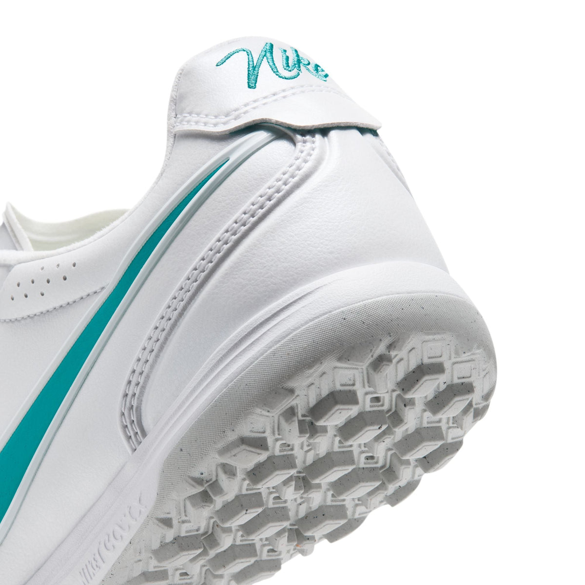Nike Tiempo Ligera Pro TF Turf Soccer Cleats- White/Dusty Cactus
