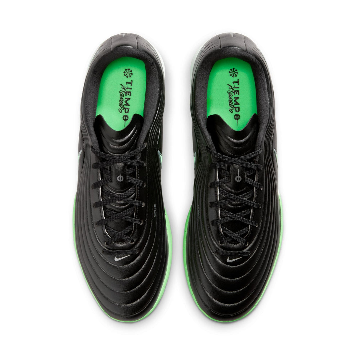 Nike Tiempo Maestro Academy TF Turf Soccer Cleat - -Black/Illusion Green/Black