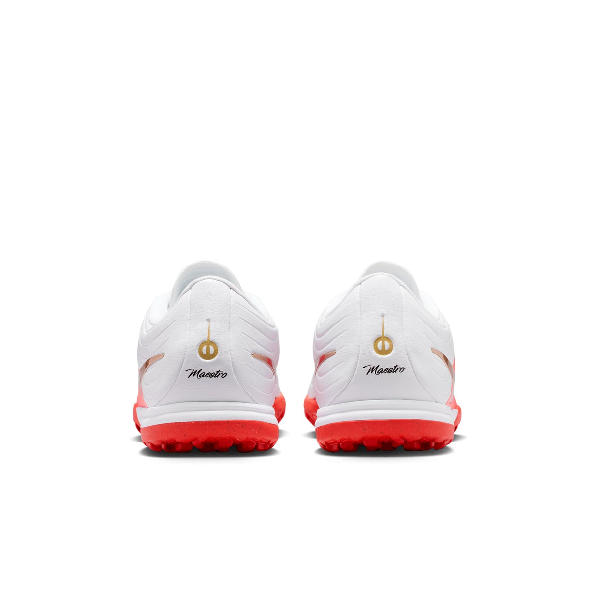 Nike Tiempo Maestro Academy TF Turf Soccer Cleat - White/Blur/ Bright Crimson