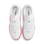 Nike Tiempo Maestro Academy TF Turf Soccer Cleat - White/Blur/ Bright Crimson