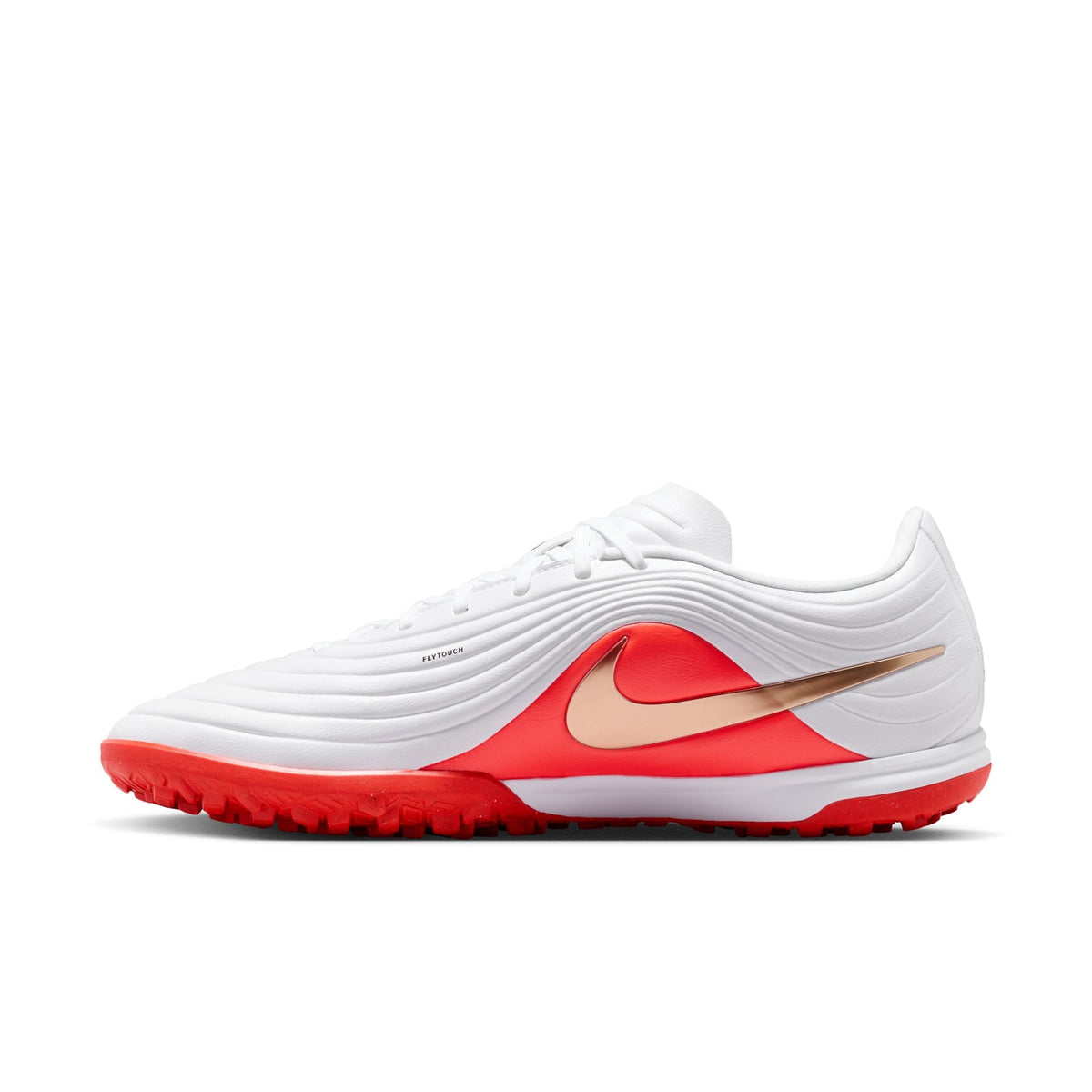 Nike Tiempo Maestro Academy TF Turf Soccer Cleat - White/Blur/ Bright Crimson