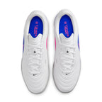 Nike Tiempo Maestro Academy TF Turf Soccer Cleat - White/Black/Racer Blue/Pink Blast