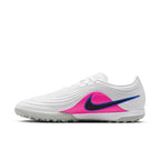 Nike Tiempo Maestro Academy TF Turf Soccer Cleat - White/Black/Racer Blue/Pink Blast