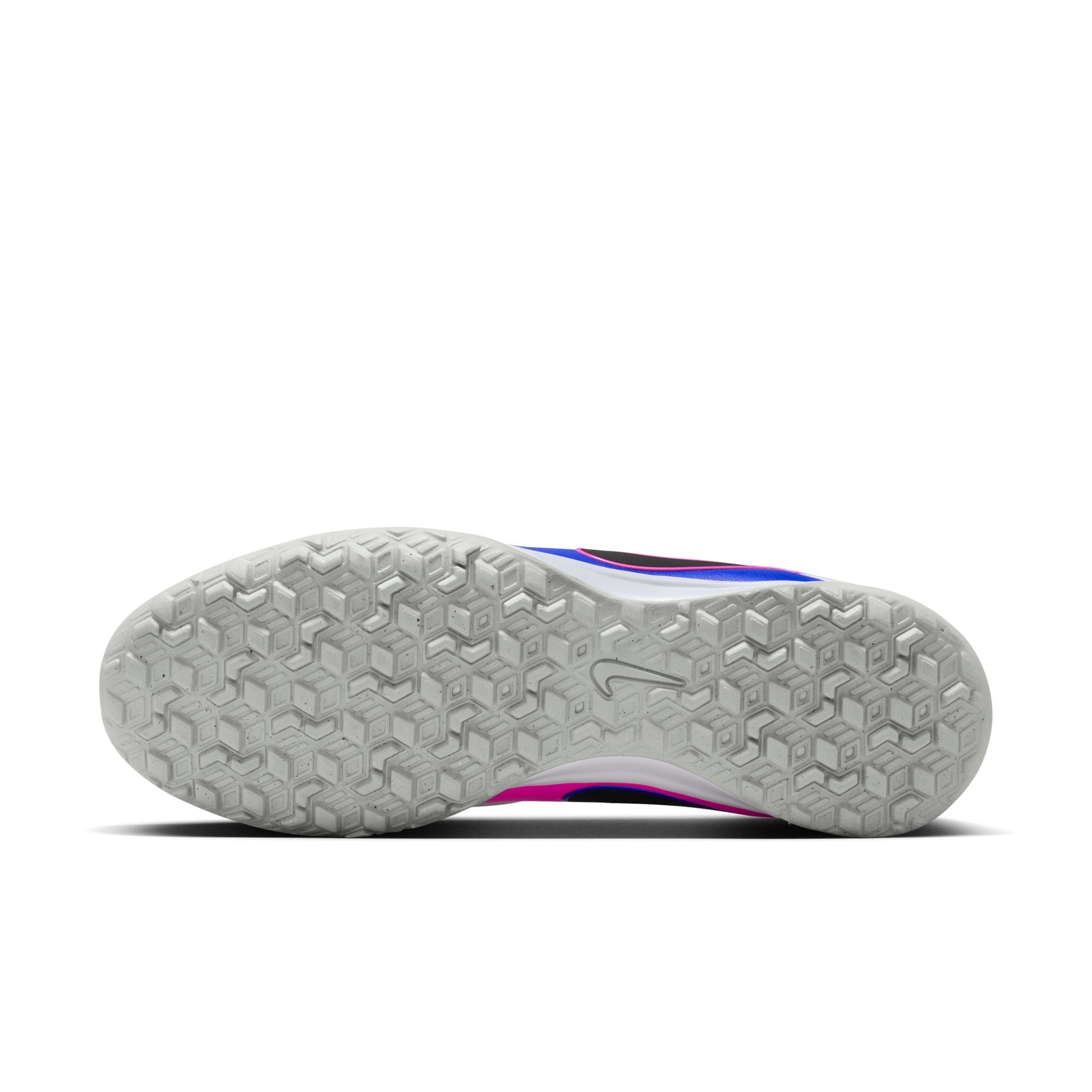 Nike Tiempo Maestro Academy TF Turf Soccer Cleat - White/Black/Racer Blue/Pink Blast