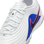 Nike Tiempo Maestro Academy TF Turf Soccer Cleat - White/Black/Racer Blue/Pink Blast